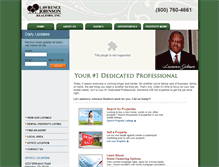 Tablet Screenshot of lawrencejohnsonrealtors.com.previewyoursite.com